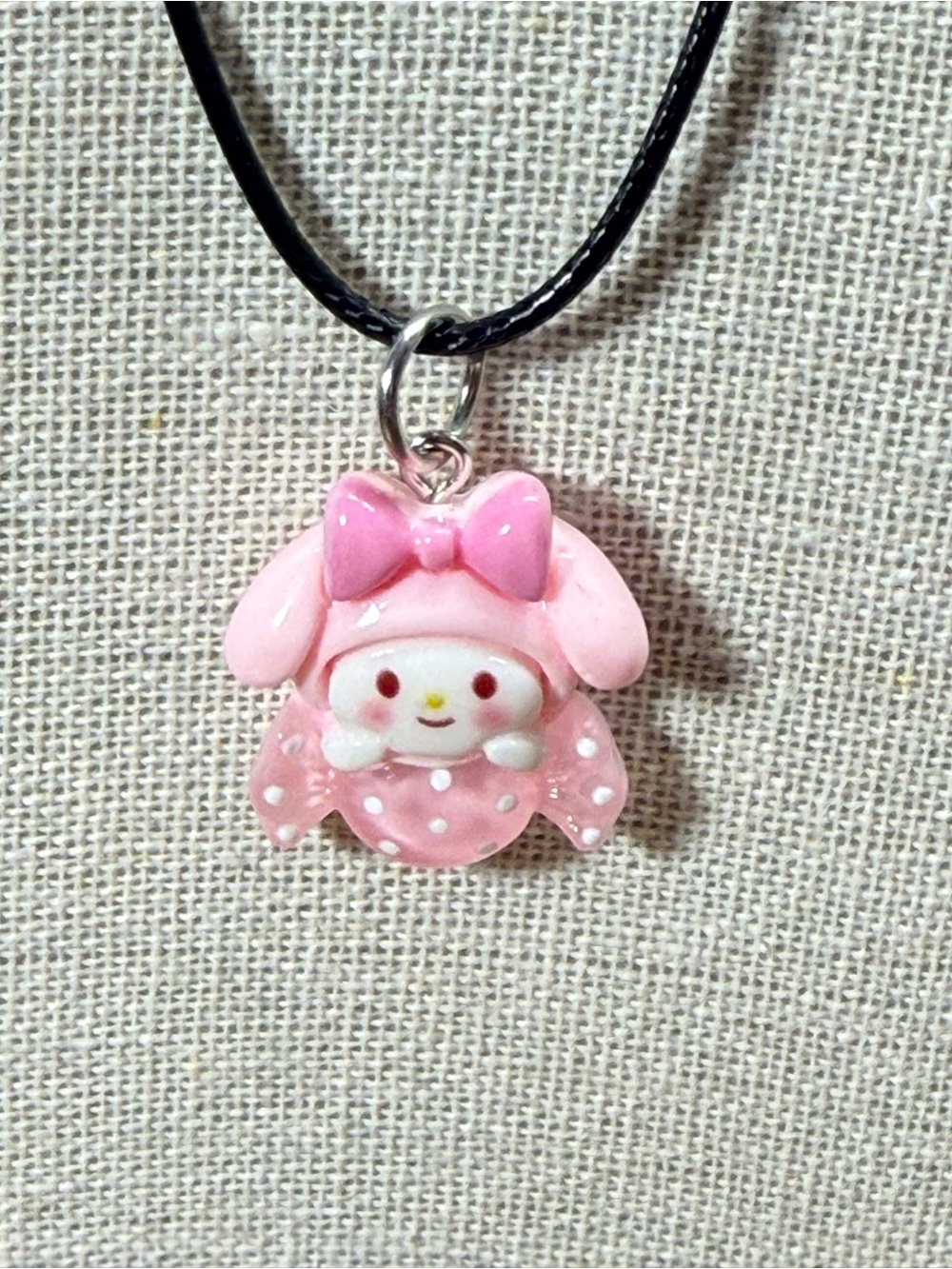 My Melody Pink Character Pendant Necklace